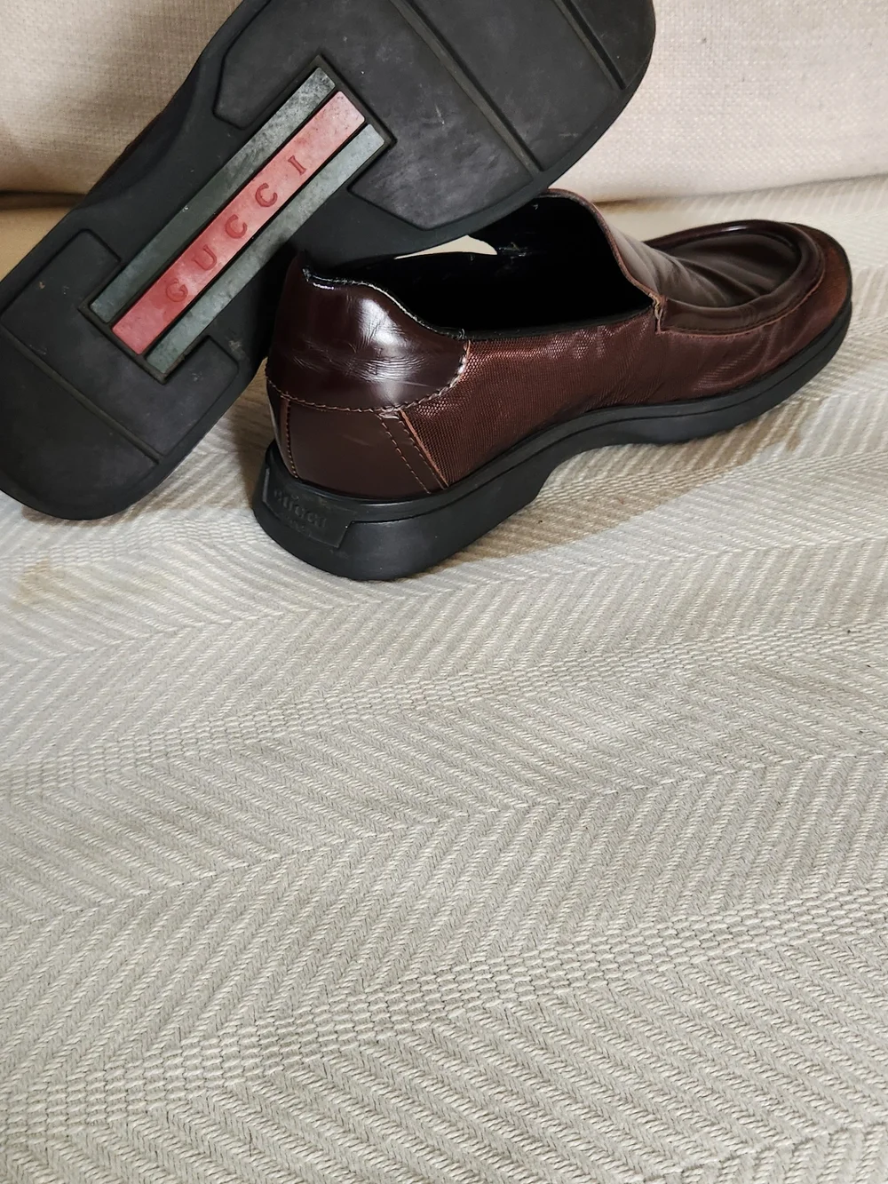 Gucci polished brown